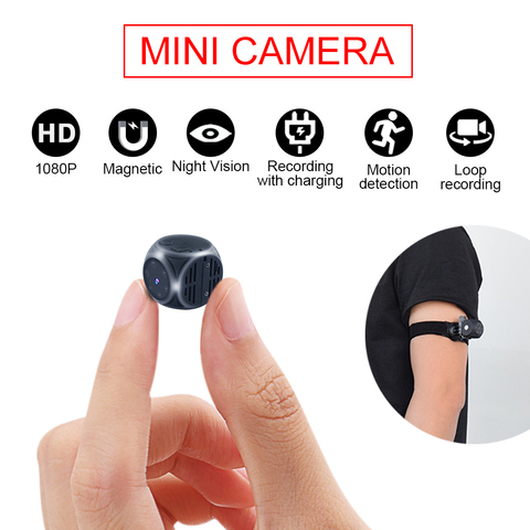 MD21A 1080P Mini Camera HD Micro Voice Comrecorders Cam Infrared Night Vision Recording  Clip DV Camcorder PC USB Camera WEB CAM ► Photo 1/6