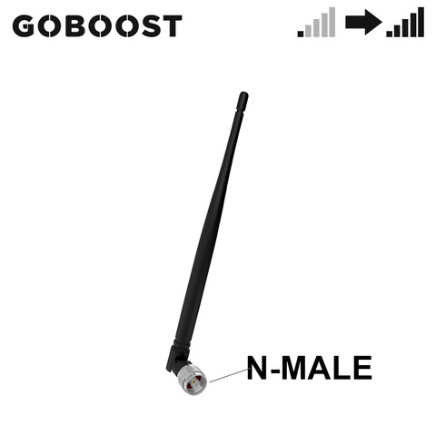 GOBOOST 600~2700Mhz 3dBi Whip Antenna With N- male For Communication Mobile Phone Repeater 2g 3g 4g Indoor Antenna ► Photo 1/4