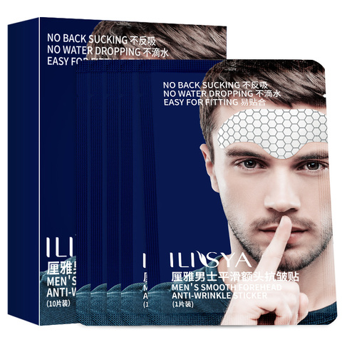 Men's Forehead Line Removal Anti-Wrinkle Stickers Frown  Treatment  Lifting Mask Moisturizing Patch Facial Pad ► Photo 1/6