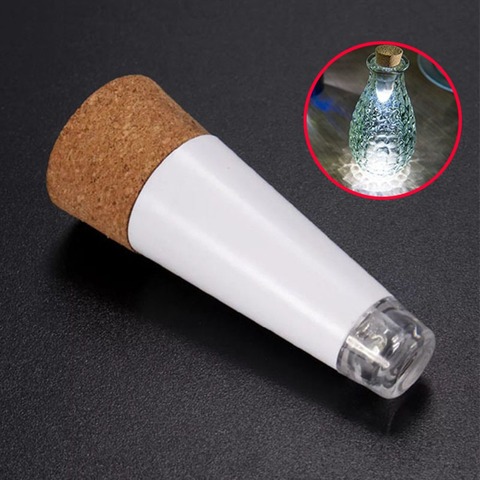 1 Piece LED USB Rechargeable Shiny Bottle Cork Stopper Cap Lamp Creative Romantic Cork Lights Festive Atmosphere Lights ► Photo 1/6