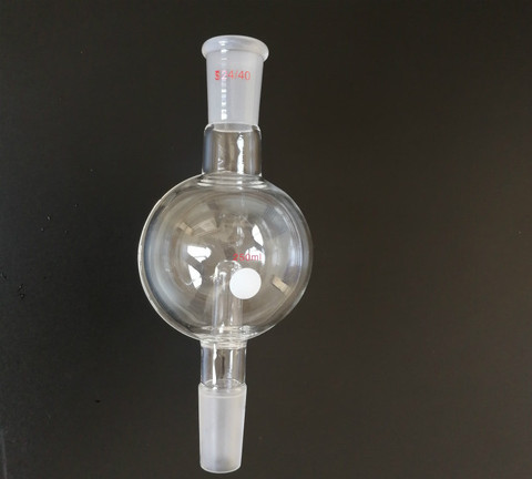 Rotary evaporator accessories, straight anti splash ball, 250ml / 24 / 40 to 24 / 40 buffer ball, explosion-proof ball ► Photo 1/4