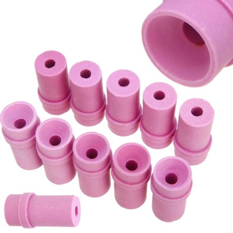 Ceramic Sandblast Nozzle Air Sandblaster Tips For Pneumatic Blasting Tools 10Pcs 2x1.5x4Cm ► Photo 1/6