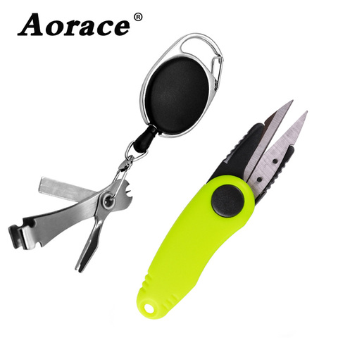 Fishing Quick Knot Tools Stainless Steel Nipper Line Cutter Clipper Hook Eye Cleaner Hook Sharpener Fly Tying Tool Tackle ► Photo 1/6