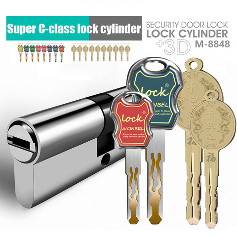 European standard anti-theft door lock   304 stainless steel lock core gate Lock cylinder entrance Lock cylinders ► Photo 1/6