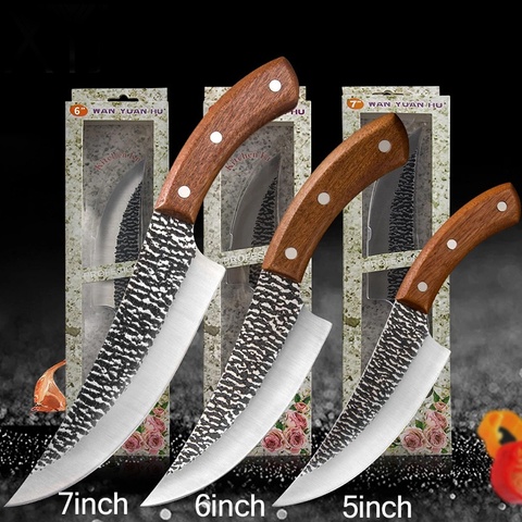 5-inch Hand-forged Multifunctional Stainless Steel Kitchen Deboning Knife Slicing Knife Outdoor Hunting Knife Butcher Knife ► Photo 1/6