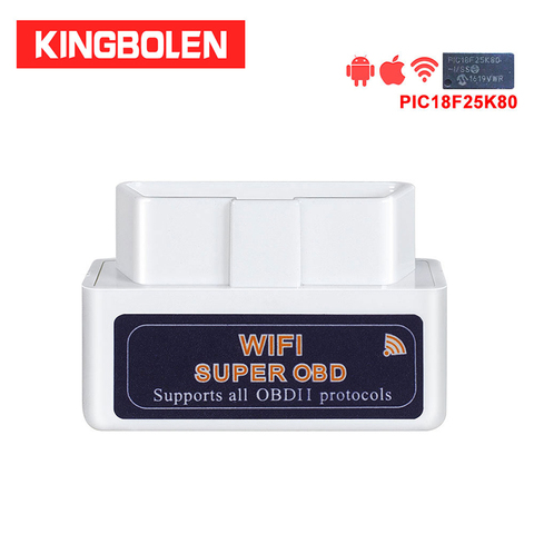 ELM327 WIFI With Chip PIC18F25K80 Super Mini V1.5 OBDII OBD2 Auto Diagnostic Tool IOS Android iPhone iPad ELM 327 ► Photo 1/6