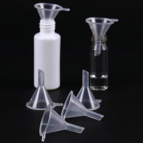 10PCS Small Plastic Funnel Mini Liquid Oil Funnels Labs Specialty Tool School Student Experimental Practice Supplies ► Photo 1/6