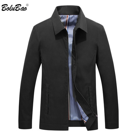 BOLUBAO Men British Style Thin Jackets Autumn New Men's Solid Color Comfortable Jacket Male Brand Business Casual Jacket Coats ► Photo 1/6