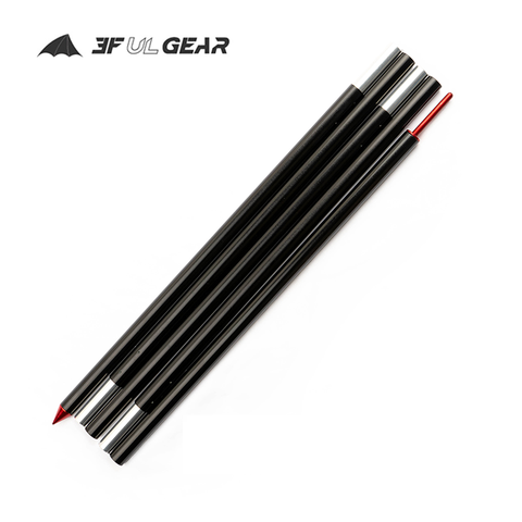 2 pack High Quality Outdoor Ultralight 7075 Aluminium Alloy Sun Shelter Support Rod Pole tarp poles ► Photo 1/5