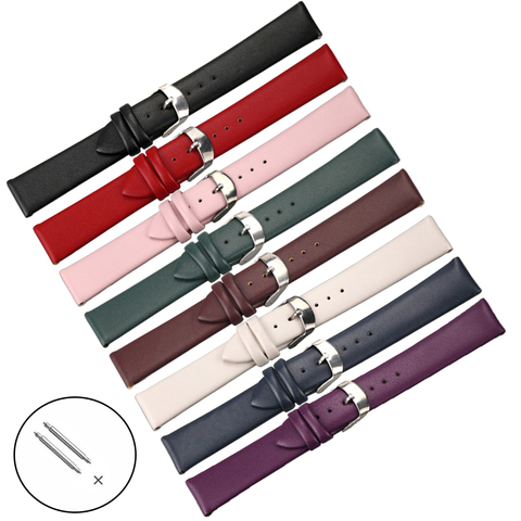 Animal Skin Watch Strap 8mm 10mm 12mm 14mm 16mm 18mm 20mm 22mm 24mm Men Leather Women Watchbands Genuine Band High Quality ► Photo 1/6