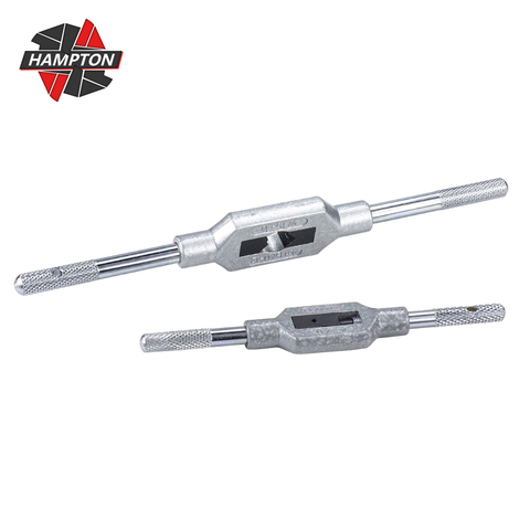Hampton 1pc Adjustable Tap Wrench M1-M8 M6-M20 Straight Handle Tap Wrench Holder Threading Tool For Hand Tapping Operation Tools ► Photo 1/6