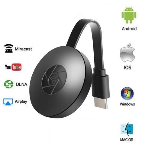 HDMI TV Stick Android 4K Ultra HD Anycast Miracast Google Chromecast Netflix Dongle TV Stick For Phone Smart TV Window - Price history & Review | AliExpress Seller - Fasin Store | Alitools.io