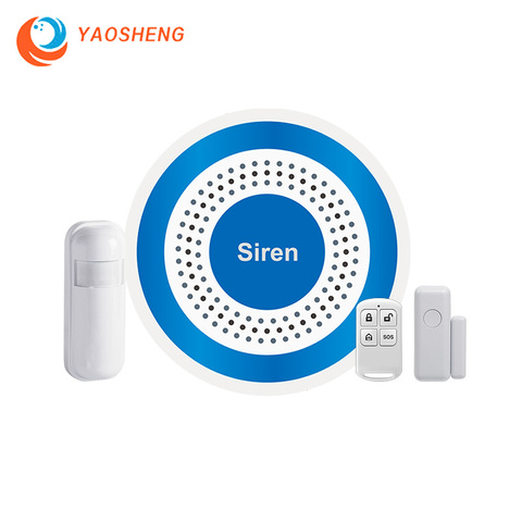 Wireless Flash Strobe Siren 433Mhz WIFI Sound and Flash Strobe Sensor USB Power for Home Burglar Alarm System ► Photo 1/6