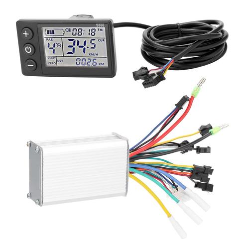 24V-48V/36V-60V 350W Electric Bicycle Controller with LCD Display Panel E-bike Electric E Bike Scooter Brushless Controller Part ► Photo 1/6