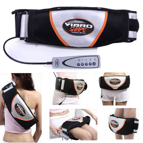 Sauna Heating Vibrating Belt Slimming Neck Massager back Belt Massage electric Vibro Shape Slender Fat Burning Waist Weight Loss ► Photo 1/6