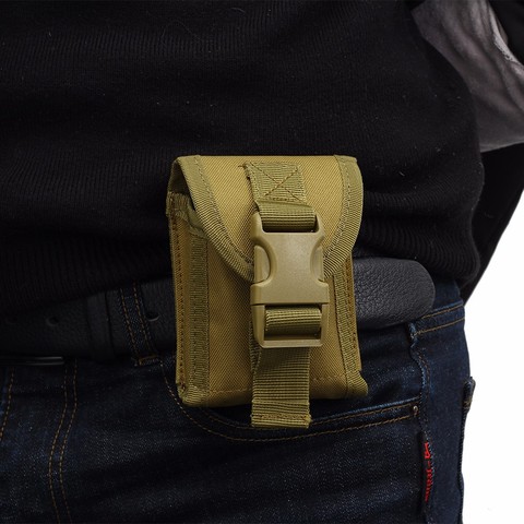 Black Army Green Color Tactical Pouch Waist Pocket Molle Pouches Outdoor Small Waist Bag Airsoft Hunting 1000D Nylon Pocket ► Photo 1/6