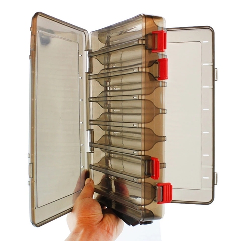 Fishing Tackle Box Bait Lure Hooks Box Bait Storage Case 14 Compartment Fishing Tool Tackle Sorting Box for Pesca ► Photo 1/6
