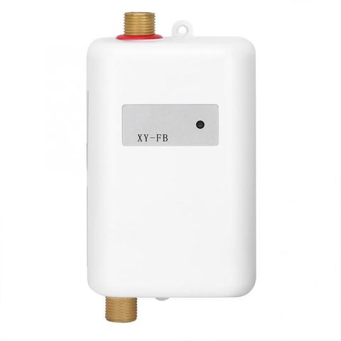 Electric Water heater White Mini Tankless Instant Hot Water Heater Bathroom Kitchen Washing for Hot and Cold Dual-use Chauffe ► Photo 1/6