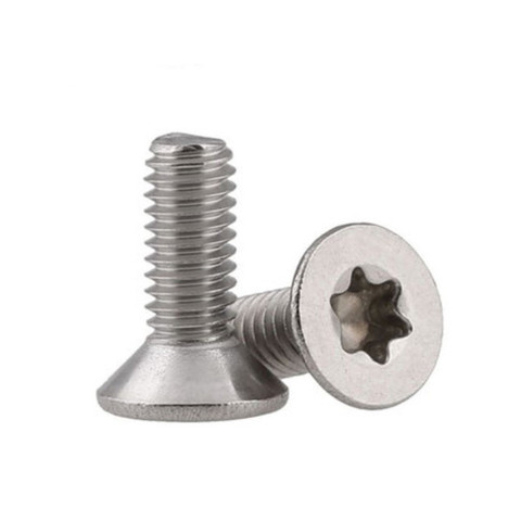 10/50pcs M1.6 M2 M2.5 M3 M4 M5 M6 M8 304 A2-70 stainless steel GB2673 Six-Lobe Torx Flat Countersunk Head Screw Six Lobe Bolt ► Photo 1/4