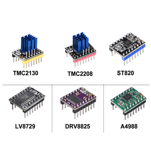 TMC2208 TMC2130 ST820 A4988 Drv8825 Stepper Motor Driver StepStick Reprap RAMPS 1.4 MKS GEN  L V1.4 SKR V1.4 3D Printer Parts ► Photo 1/6