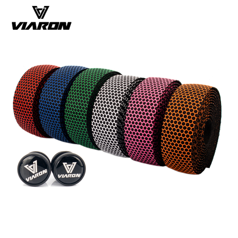 VIARON Road Bike Handlebar Tape Honeycomb Design Anti-Slip Silica Gel EVA Shock Absorption Cycling Bar Tape Bicycle Accessories ► Photo 1/6