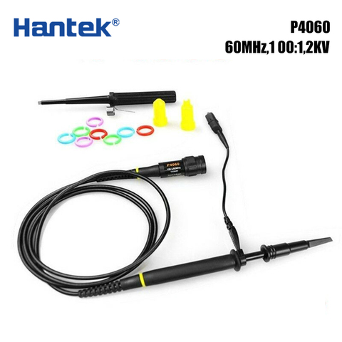Hantek P4060 1: 100 high voltage 2KV 2000V 60MHz oscilloscope probe 100X BNC universal oscilloscope probe ► Photo 1/4