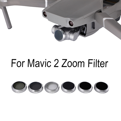 Drone Filters For DJI Mavic 2 ZooM UV CPL ND4 ND8 ND16 ND32 Gimbal Camera Lens Filter Filters parts Accessories ► Photo 1/6