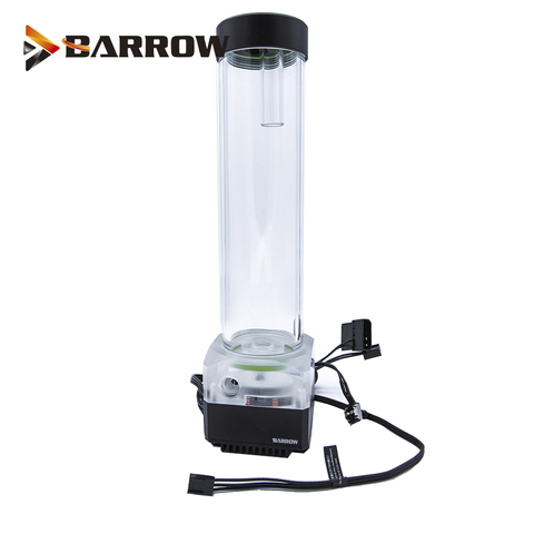 Barrow DDC PWM Pump 17W Maximum Flow Lift 5.5 Meters 960L/H / DDC Combo Pump + Reservoir / Length 195mm 245mm / Coolant Tank RGB ► Photo 1/6