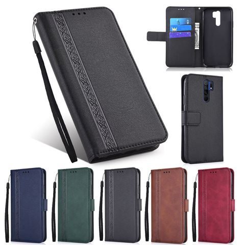 Flip Wallet Case for Realme C3 C20 C21 C15 C17 C11 6 6S 6i 7 7i 5 5i 3 Q2 Pro V5 V11 V15 X3 Q2i X50 Pro Casing Stand Phone Case ► Photo 1/6