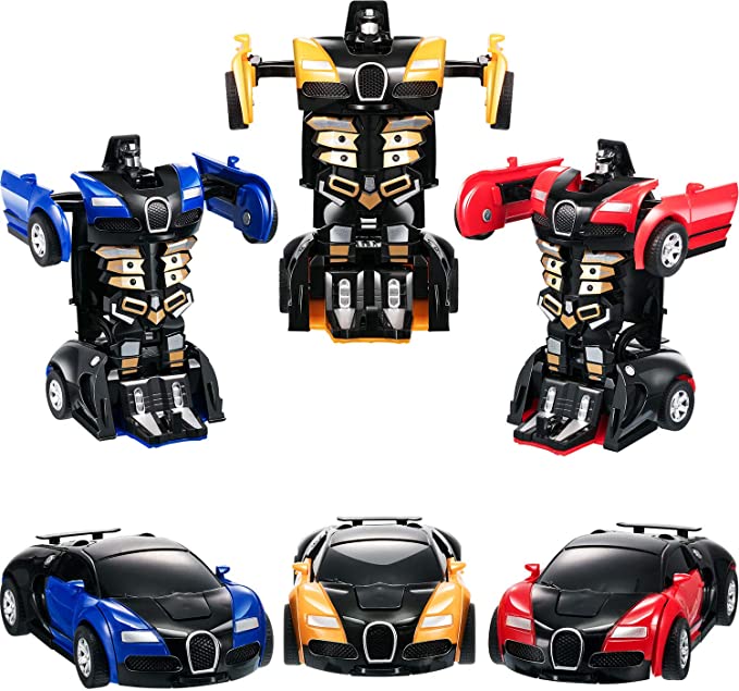 Robot Car Baby Gift Automatic Transformers Kids Toys Toddler Vehicle Cool Toy 