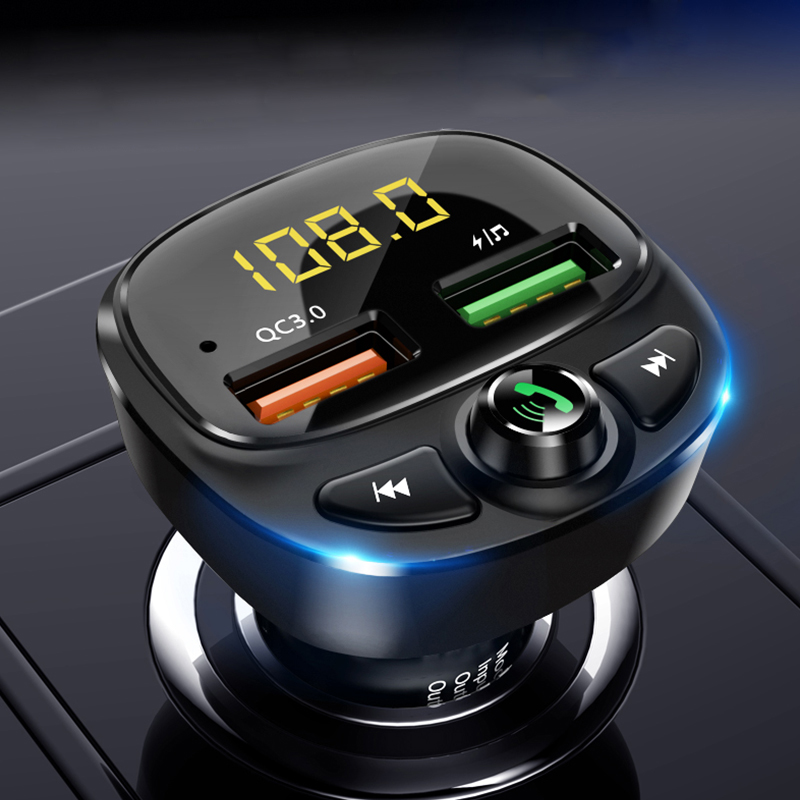 Deelife FM Modulator Transmitter Bluetooth Car Mp3 Player 3.5mm Jack AUX  Adapter BT 5.0 Audio Receiver Handsfree Kit for Auto - AliExpress