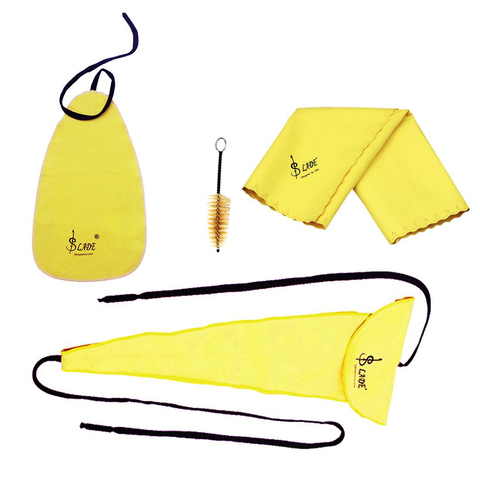 Four-piece Suit For Saxophone Sax Cleaning Swab Cloth Set Cleaning Accessory ► Photo 1/4