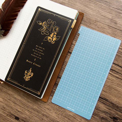 Fromthenon Notebooks Divider Ruler Board Diary Writing Plate Mat Bookmark Travelers Notebook Planner Accessories stationery ► Photo 1/6
