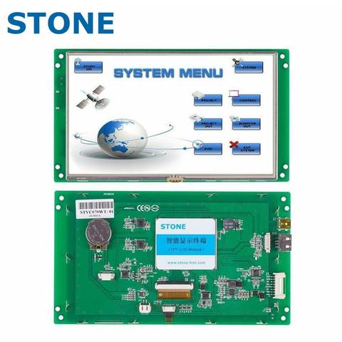 7 inch Serial LCD Display Module with Program + Touch Screen for Equipment Control Panel STVC070WT-01 ► Photo 1/6