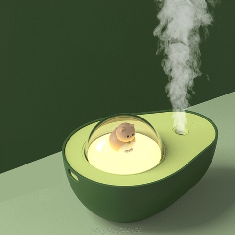 Avocado Humidifier with Night Light USB Cat Ball Night Light Bedroom Humidifiers Home Decoration for Kids Gift J21 21 Dropship ► Photo 1/6