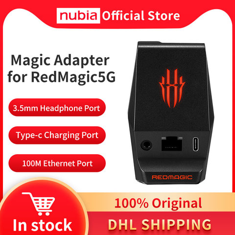 Nubia RedMagic 5S Docking Station ACC For Nubia Red Magic 5G Gaming Box Expansion Dock 3.5mm Type-C Phone Holder 100M Data ► Photo 1/5