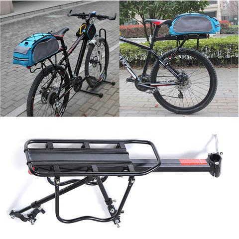 Bicycle Carrier Front Rack,Bike Aluminum Alloy Front Rack With Fender Board suitable for Luggage Bicycle Cycling,black 