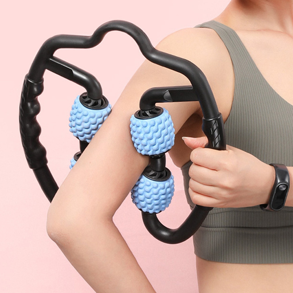 Yoga Foam Roller Massager Trigger Point  Arm Leg Tissue Muscle Fitness Workout 