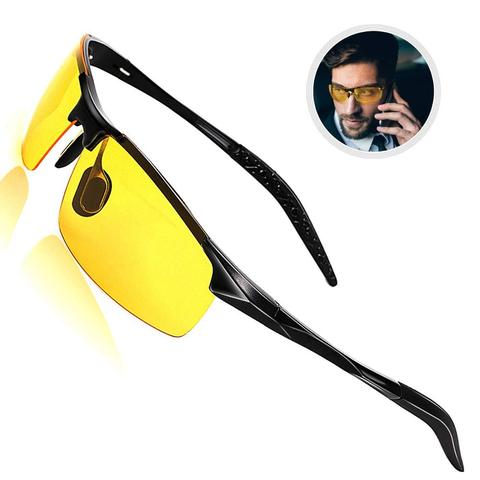 Aluminium Magnesium Photochromic TAC Polarized Men's Day&Night Vision Driving Sunglasses, Anti-Glare Driver Sun Glasses S175 ► Photo 1/6