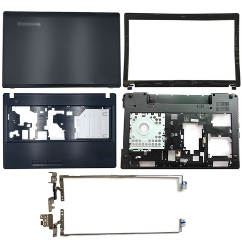 NEW For Lenovo IdeaPad G580 G585 Laptop Back Cover/Front Bezel/Hinges/Palmrest/Bottom Case AP0N2000410 AP0N2000324 AP0N2000100 ► Photo 1/6