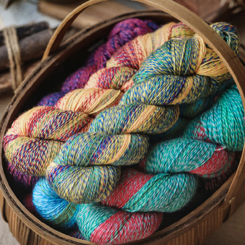 1PCS * 100g NEW long space dye 75% Australian wool yarn hand weaving Medium thickness woolen yarn shawl Hat sweater thread ZL49 ► Photo 1/6