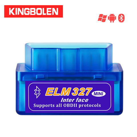 ELM327 mini Bluetooth V2.1 OBD2 Interface Auto Diagnostic tool elm 327 Code Reader for Android Torque OBDII adapter ► Photo 1/6