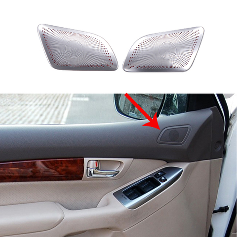 For Toyota Land Cruiser Prado 120 2003 2004 2005 2006 2007 2008 2009 Stainless Steel Door Horn Housing Accessories ► Photo 1/5