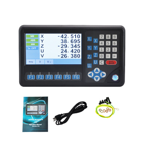 Ditron D80-5V DRO 5 Axis display DRO Digital Readout Large LCD Screen machine measure display linear scale ► Photo 1/4