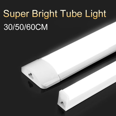 T5 Led Tube Light 220V 30/50/60CM 10W 20W T8 Tube Lamp Bar 1FT 2FT Wall Lights Fixture for Home Lighting Closet Kitchen Study ► Photo 1/6