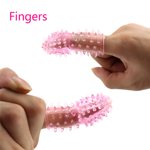 Single finger Spiked Condoms Reusable Ring safe anal prostata product jump eggs extender G point Sex toys for Couple Toys ► Photo 1/5