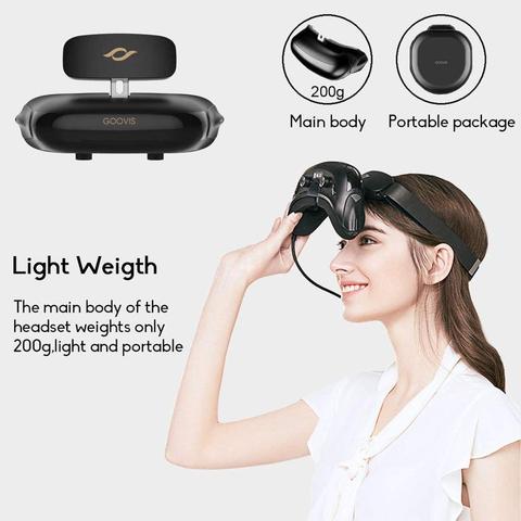 GOOVIS Pro VR Headset 3D Theater Goggles  4K VR Glasses FPV Compatible with Set-top Box DJI Drones PS4 Xbox PC Nintendo Smart Ph ► Photo 1/6