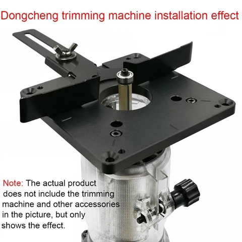 Universal RT0700C Aluminum Router Table Insert Plate Trimming Machine Flip Board for Woodworking O30 20 Dropshipping ► Photo 1/6