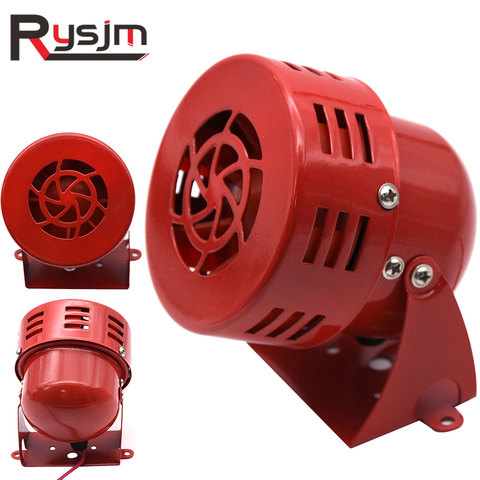 Car racing modification blade trumpet 12V alarm control buzzer RED Air Raid Siren Horn Alarm 110dB Tornado Alarm Real Motor ► Photo 1/6