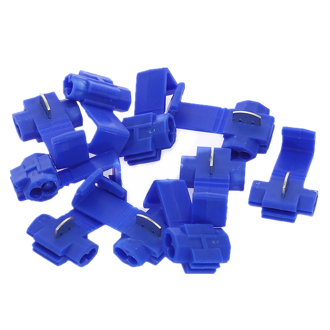 10/30/50Pcs Blue 0.75-2.5mm Crimp Terminals Electrical Cable Connectors Fast Quick Splice Lock Wire Terminals Crimp ► Photo 1/6